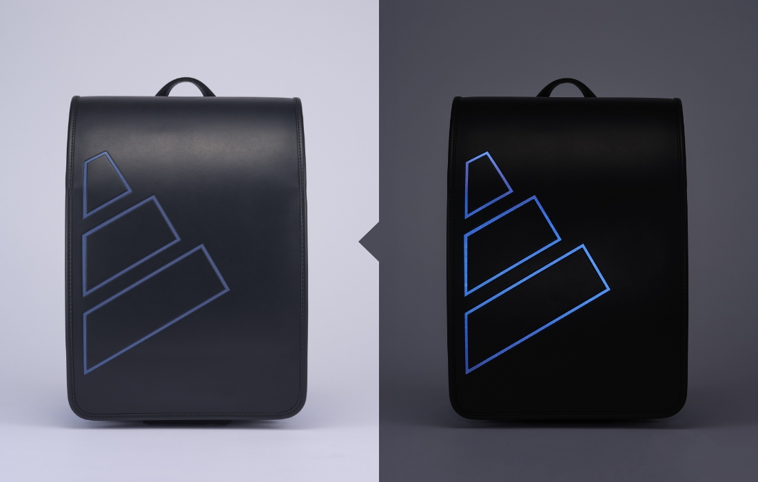 雨の日や夜道も安心安全。説明画像